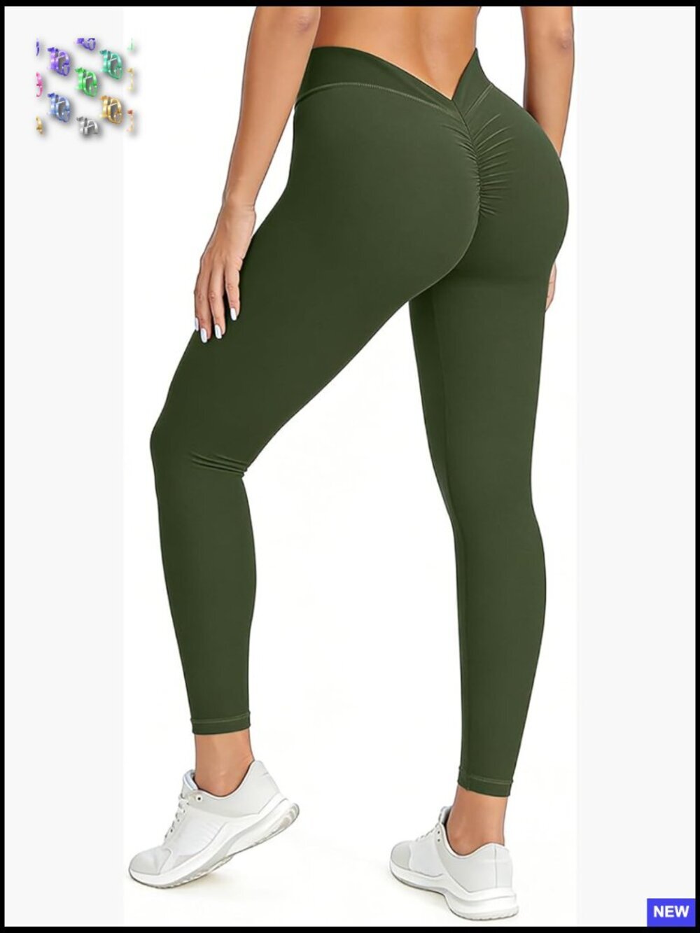 High Waist Tummy Control Scrunch Butt Leggings Seamless Slim Fit Yoga Pants